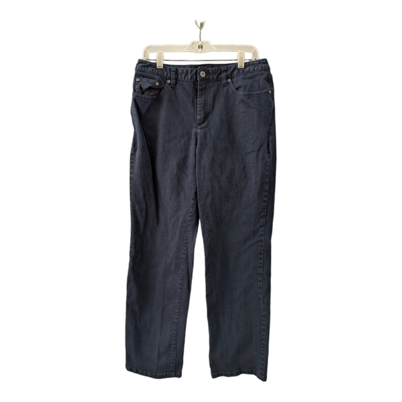 Talbot's Navy stretch jeans Waist 32" EUC - Picture 1 of 4
